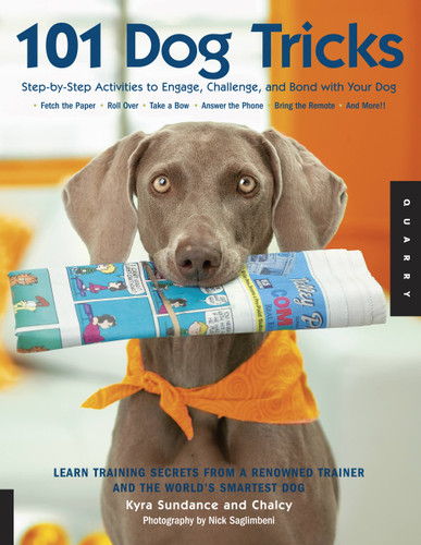101 Dog Tricks: Step by Step Activities to Engage, Challenge, and Bond with Your Dog (Dog Tricks and Training) book cover by Chalcy, Kyra Sundance