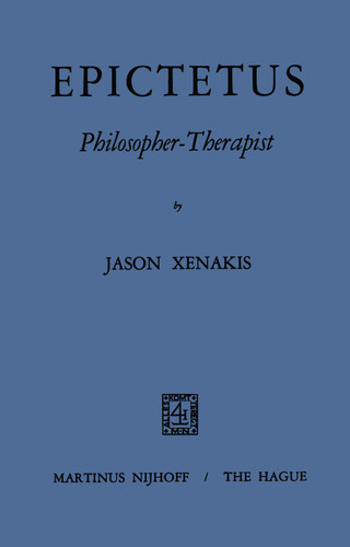 Epictetus Philosopher-Therapist book cover by Iason Xenakis