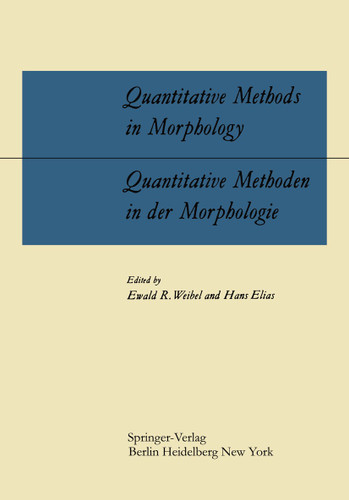 Quantitative Methods in Morphology / Quantitative Methoden in der Morphologie book cover by 