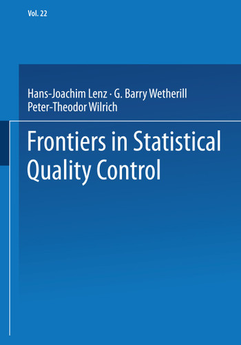 Frontiers in Statistical Quality Control (Frontiers in Statistical Quality Control #4) book cover by 