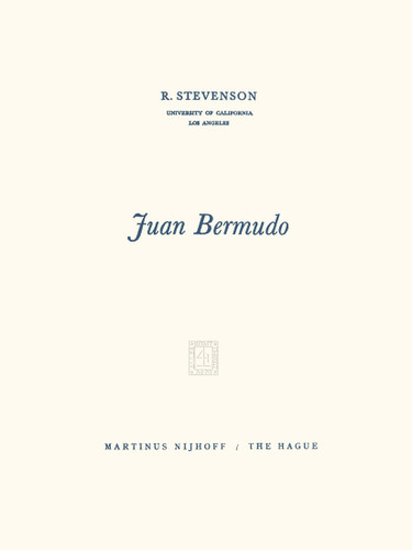 Juan Bermudo book cover by R. Stevenson