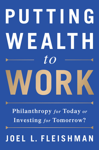 Putting Wealth to Work: Philanthropy for Today or Investing for Tomorrow? book cover by Joel L. Fleishman