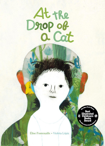 At the Drop of a Cat book cover by Élise Fontenaille