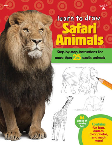 Learn to Draw Safari Animals: Step-by-step instructions for more than 25 exotic animals (Learn to Draw) book cover by Robbin Cuddy
