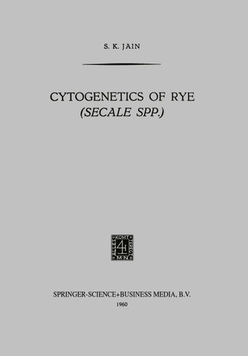 Cytogenetics of Rye (Secale Spp.) book cover by S. K. Jain