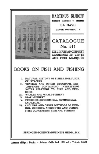 Books on Fish and Fishing book cover by 