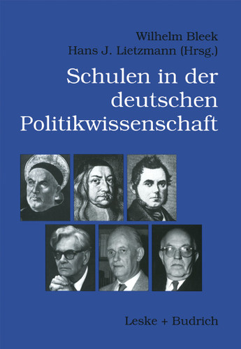 Schulen der deutschen Politikwissenschaft book cover by 
