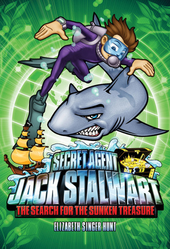 Secret Agent Jack Stalwart: Book 2: The Search for the Sunken Treasure: Australia (The Secret Agent Jack Stalwart Series #2) book cover by Elizabeth Singer Hunt