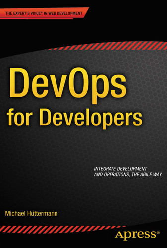 DevOps for Developers book cover by Michael Hüttermann