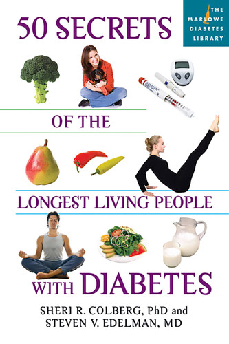 50 Secrets of the Longest Living People with Diabetes (Marlowe Diabetes Library) book cover by Sheri R. Colberg, Steven V. Edelman