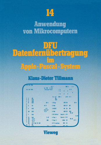 DFÜ, Datenfernübertragung im Apple-Pascal-System (Anwendung von Mikrocomputern #14) book cover by Klaus-Dieter Tillmann
