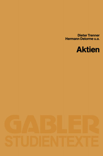 Aktien (Gabler-Studientexte) book cover by Dieter Trenner, Hermann Delorme