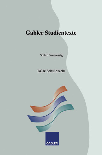 BGB: Schuldrecht (Gabler-Studientexte) book cover by Stefan Saueressig