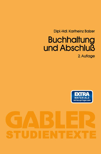Buchhaltung und Abschluß (Gabler-Studientexte) book cover by Karlheinz Balzer