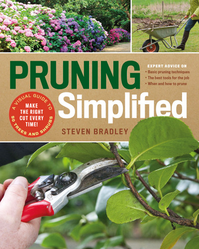 Pruning Simplified: A Step-by-Step Guide to 50 Popular Trees and Shrubs book cover by Steven Bradley