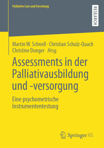 Assessments in der Palliativausbildung und -versorgung: Eine psychometrische Instrumententestung (Palliative Care und Forschung) book cover by 