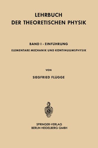 Elementare Mechanik und Kontinuumsphysik (Bildungs- und Beschäftigungssysteme in Japan #1) book cover by Siegfried Flügge