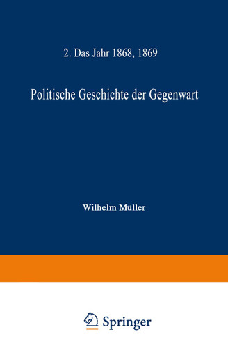 Politische Geschichte der Gegenwart book cover by Wilhelm Müller