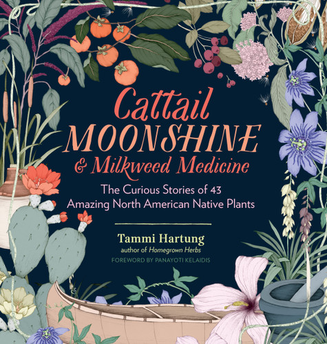 Cattail Moonshine & Milkweed Medicine: The Curious Stories of 43 Amazing North American Native Plants book cover by Tammi Hartung