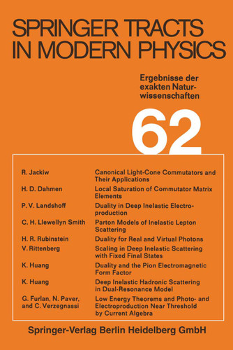 Photon-Hadron Interactions I: International Summer Institute in Theoretical Physics, Desy, July 12–24, 1971 (Springer Tracts in Modern Physics #62) book cover by Gerhard Höhler, Atsushi Fujimori, Johann Kühn, Thomas Müller, Frank Steiner, William C. Stwalley, Joachim E. Trümper, Peter Wölfle, Ulrike Woggon