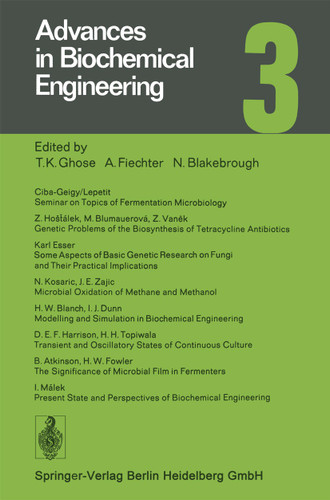 Advances in Biochemical Engineering (Advances in Biochemical Engineering/Biotechnology #3) book cover by T. K. Ghose, A. Fiechter, N. Blakebrough