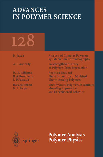 Polymer Analysis Polymer Physics (Advances in Polymer Science #128) book cover by 