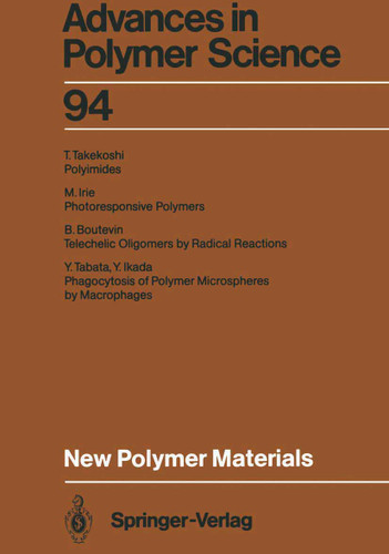 New Polymer Materials (Advances in Polymer Science #94) book cover by 