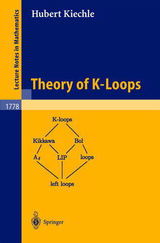 Theory of K-Loops (Lecture Notes in Mathematics #1778) book cover by Hubert Kiechle