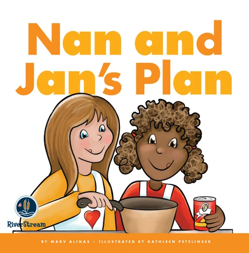 Rhyming Word Families: Nan and Jan's Plan book cover by Marv Alinas