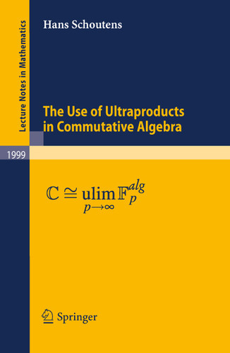 The Use of Ultraproducts in Commutative Algebra (Lecture Notes in Mathematics #1999) book cover by Hans Schoutens