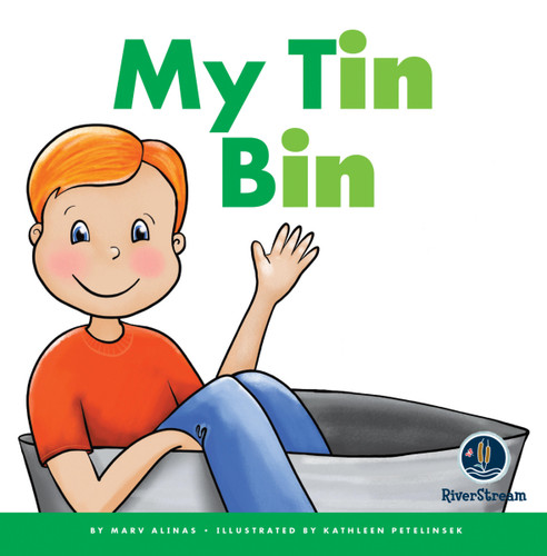 Rhyming Word Families: My Tin Bin book cover by Marv Alinas