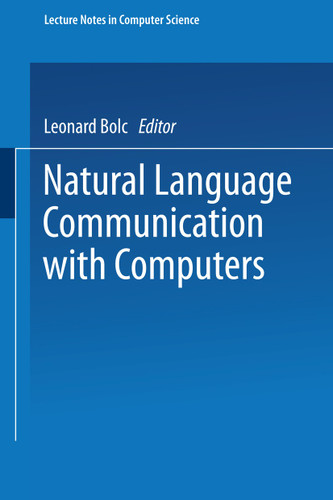 Natural Language Communication with Computers (Lecture Notes in Computer Science #63) book cover by 