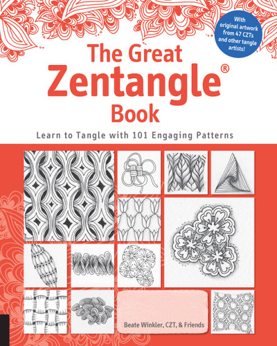 The Great Zentangle Book: Learn to Tangle with 101 Favorite Patterns book cover by Beate Winkler
