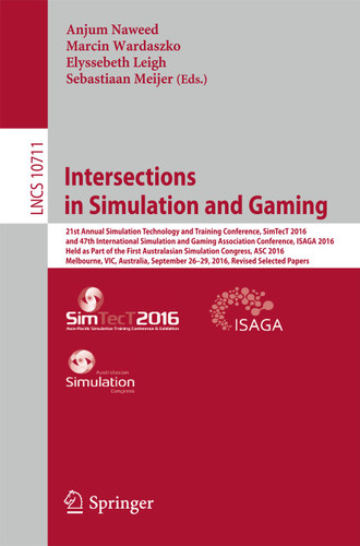 Intersections in Simulation and Gaming (Lecture Notes in Computer Science #10711) book cover by 