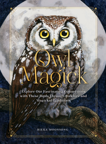 Owl Magick: Explore Our Fascinating Connections with These Birds Through Folklore and Magickal Traditions book cover by Rieka Moonsong