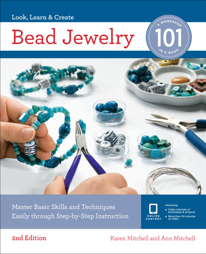 Bead Jewelry 101: Master Basic Skills and Techniques Easily Through Step-by-Step Instruction (101) book cover by Ann Mitchell, Karen Mitchell