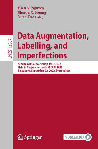 Data Augmentation, Labelling, and Imperfections: Second MICCAI Workshop, DALI 2022, Held in Conjunction with MICCAI 2022, Singapore, September 22, 2022, Proceedings (Lecture Notes in Computer Science #13567) book cover by 