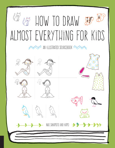 How to Draw Almost Everything for Kids (Almost Everything) book cover by Kamo, Naoko Sakamoto