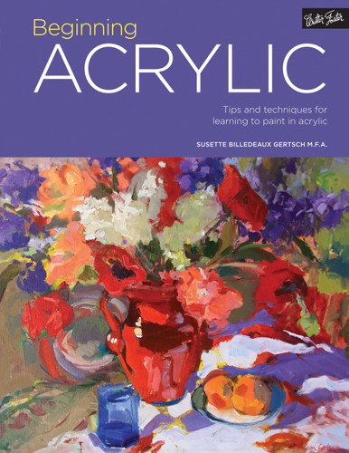 Portfolio: Beginning Acrylic: Tips and techniques for learning to paint in acrylic (Portfolio) book cover by Susette Billedeaux Gertsch