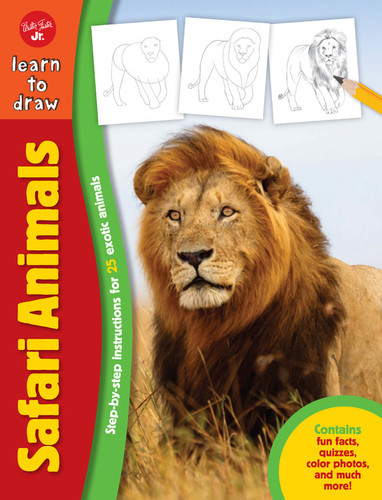 Learn to Draw Safari Animals: Step-by-step instructions for more than 25 exotic animals (Learn to Draw) book cover by Robbin Cuddy