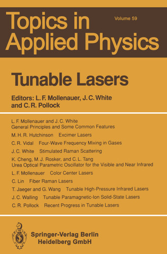 Tunable Lasers (Topics in Applied Physics #59) book cover by 