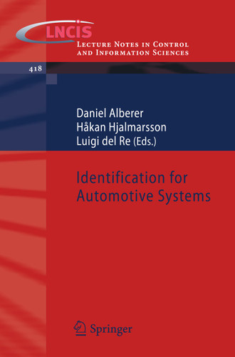Identification for Automotive Systems (Lecture Notes in Control and Information Sciences #418) book cover by 