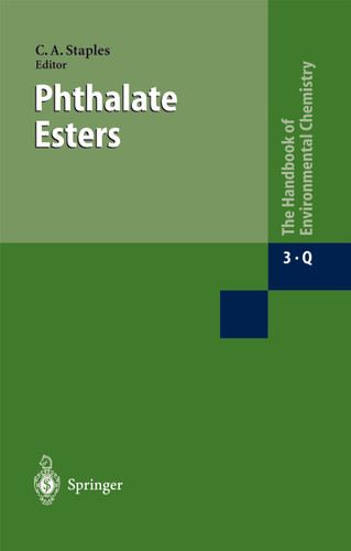 Phthalate Esters (The Handbook of Environmental Chemistry #3Q) book cover by 