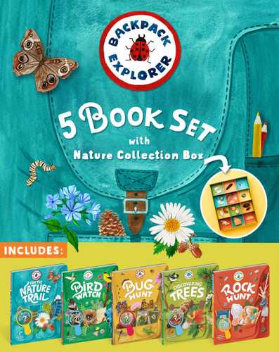 Backpack Explorer 5-Book Set with Nature Collection Box (Backpack Explorer) book cover by Editors of Storey Publishing