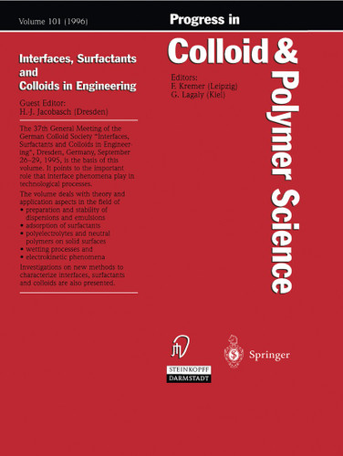 Interfaces, Surfactants and Colloids in Engineering (Progress in Colloid and Polymer Science #101) book cover by 