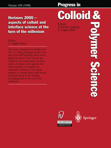 Horizons 2000 — aspects of colloid and interface science at the turn of the millenium (Progress in Colloid and Polymer Science #109) book cover by 