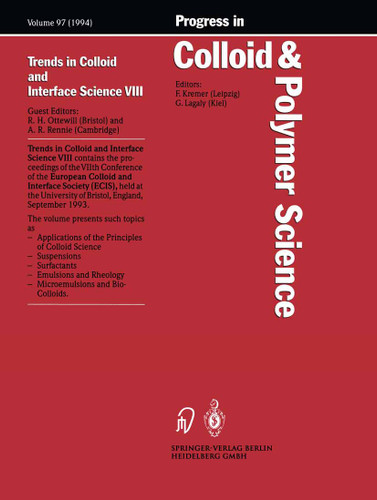 Trends in Colloid and Interface Science VIII (Progress in Colloid and Polymer Science #97) book cover by 
