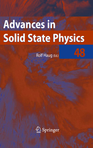 Advances in Solid State Physics 48 (Advances in Solid State Physics #48) book cover by 