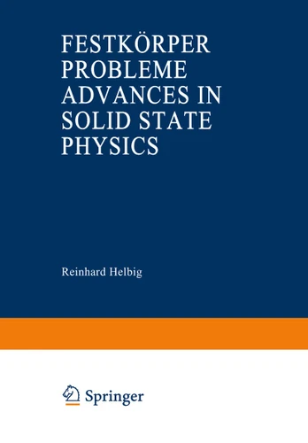 Advances in Solid State Physics / Festkörperprobleme (Advances in Solid State Physics #37) book cover by 