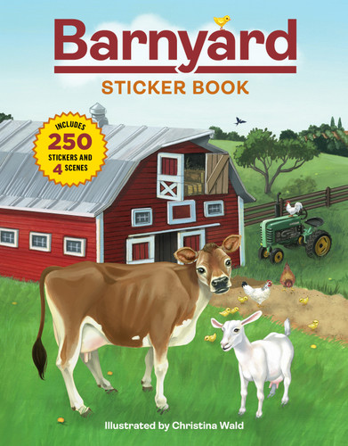 Barnyard Sticker Book: Includes 250 Stickers and 4 Scenes book cover by 